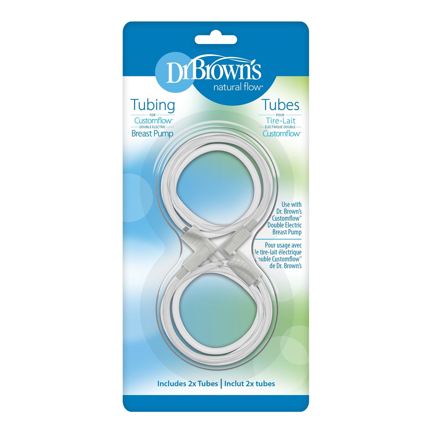 Dr. Brown's Tubing for Customflow™ Double Electric Breast Pump, 2pk