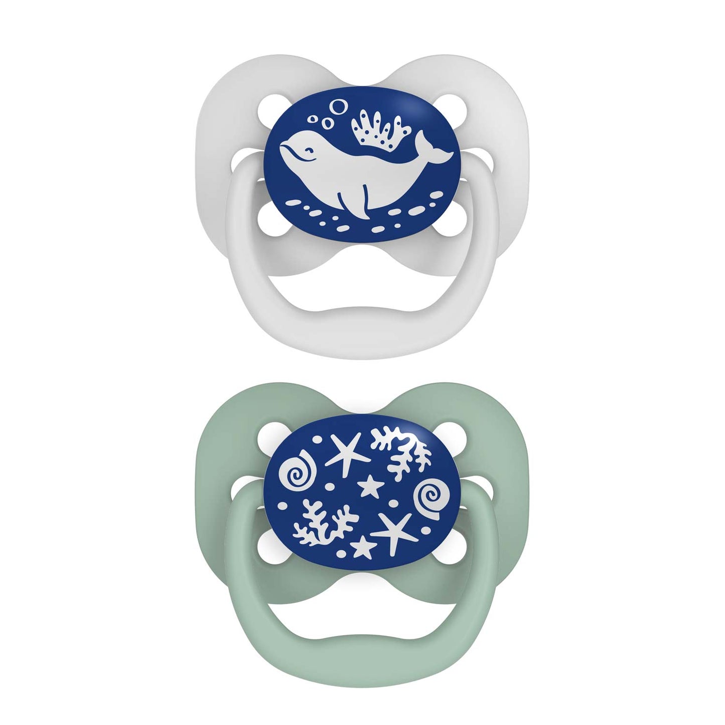 Dr. Brown's™ Advantage™ Glow-in-the-Dark Pacifiers, Ages 0-6 months, 2 Count